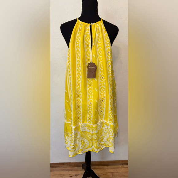 NEW Anthropologie Boho Halter Tunic Dress by Forever That Girl size S oversized - Picture 5 of 8